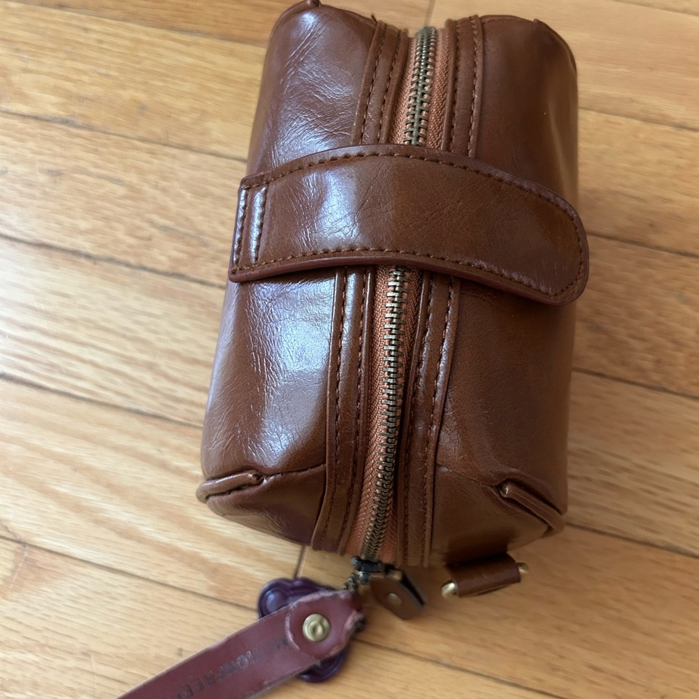 A beautiful and elegant small Leather bag go along with free night lady bag